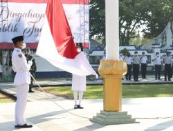 Pemkab Sampang Gelar Upacara HUT RI ke 76 di Tengah Pandemi