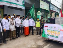 Pemkab dan NU Bersinergi Salurkan Bantuan dari Satgas Covid-19 PCNU Sampang