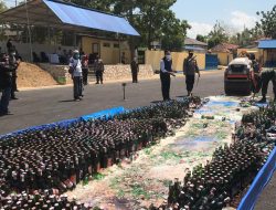 Bupati Pamekasan Pimpin Pemusnahan 2.577 Miras