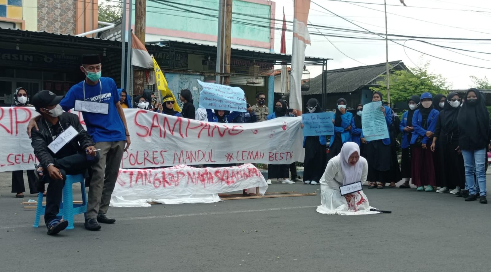 Demo Kopri PMII Polres Sampang