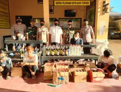 Ringkus Penjual, Polisi Sita Puluhan Botol Miras Selama Ramadan 1443 Hijriyah