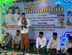 Akhiri Safari Ramadhan, Wabup Minta Warga Dukung Sampang Hebat Bermartabat