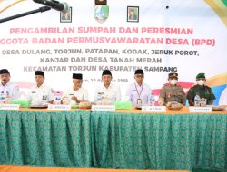 Wabup Sampang Minta BPD Kontrol Kades di Kecamatan Torjun