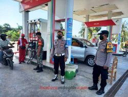 Antisipasi Aksi Massa Terkait Kenaikan BBM di Sumenep, TNI-Polri Bersiaga di SPBU