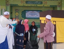 Jemaah yang Dapat Umroh Gratis dari Bupati Sampang Ikuti Manasik di Ponpes Al-Mubarok Lanbulan