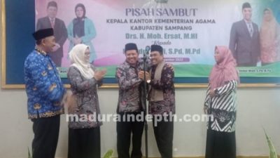 Pisah Sambut Kepala Kemenag Sampang: Moh. Ersat Diganti Abdul Wafi