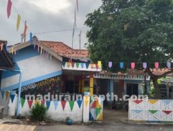 Warga Sumur Agung Sulap Permukiman Jadi Kampung Hias Piala Dunia Qatar 2022