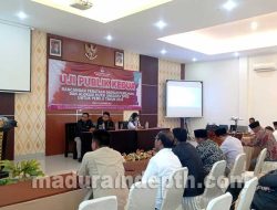 KPU Sampang Gelar Uji Publik Kedua Tentang Rancangan Penataan Dapil Pada Pemilu 2024