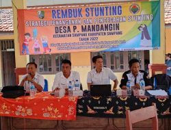 Tekan Angka Stunting, Pemdes Pulau Mandangin Rembuk Bersama Kader Posyandu