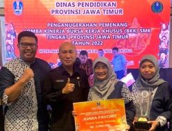 Tim BKK SMKN 2 Malang Raih Juara Favorit Tracer Study Terbaik Tingkat Jatim 2022