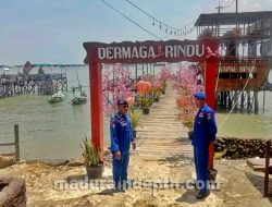 Jaga Kondusifitas Libur Imlek, Satpolairud Polres Bangkalan Patroli Wisata Bahari