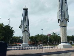 Perbaikan Payung Konvertibel Alun-Alun Trunojoyo Ditargetkan Selesai Sepekan