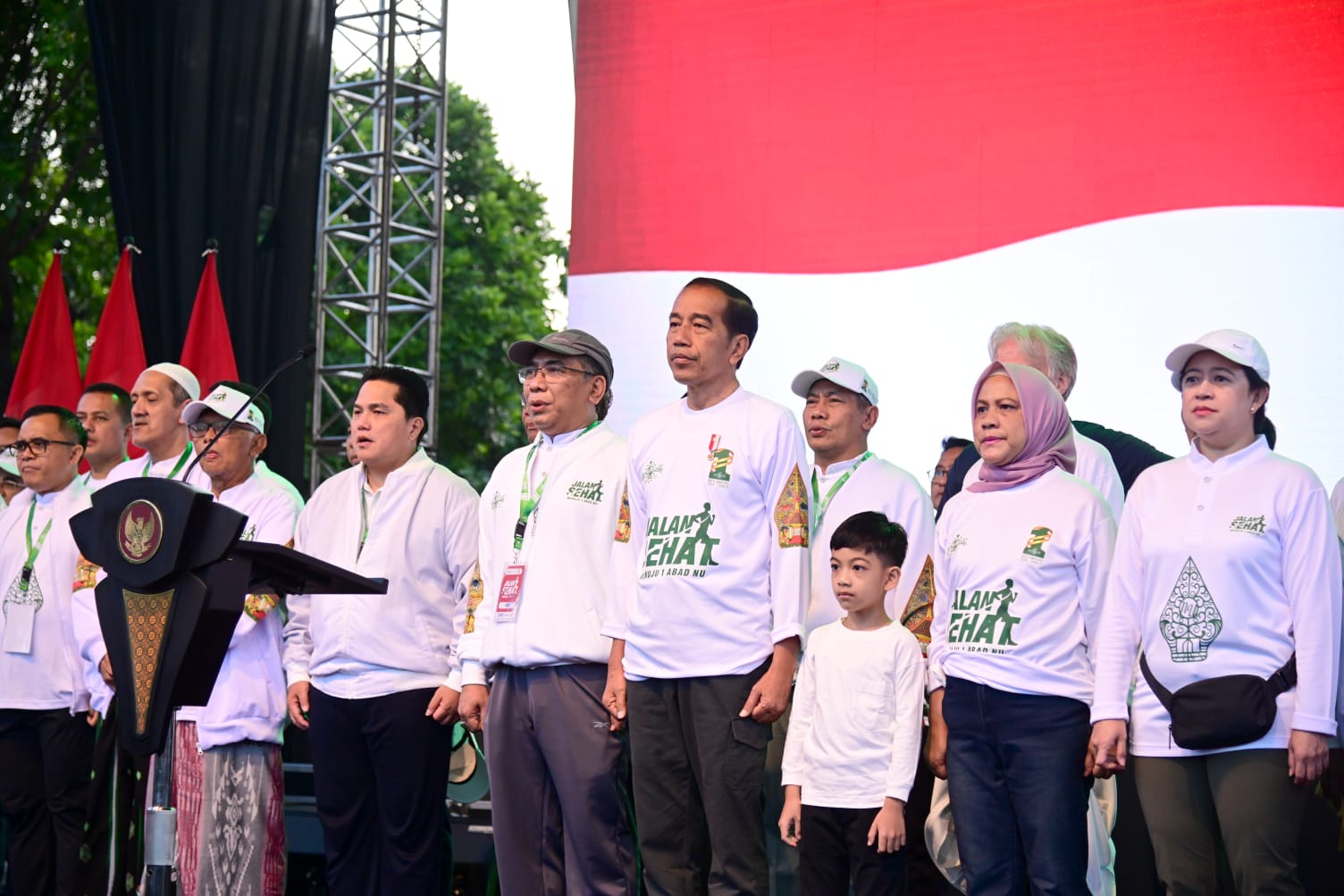 Jalan Sehat Satu Abad NU Di Surakarta Dibuka Presiden Jokowi ...