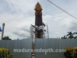 Sudah Berkarat, Tugu Trunojoyo Sampang Direnovasi