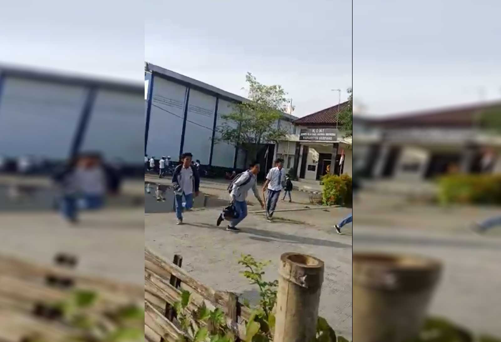 tawuran pelajar sampang