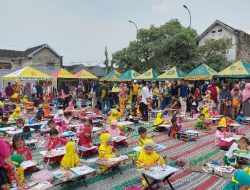 Ngabuburit Ceria, Siswa TK dan PAUD di Sumenep Antusias Ikuti Lomba Mewarnai Sketsa Gus Dur
