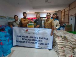 Medco E&P Salurkan 250 Paket Sembako Untuk Masyarakat Kurang Mampu di Sampang