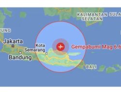 Gempa Bumi 6,6 Magnitudo di Laut Jawa Tak Berpotensi Tsunami