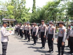 Polres Sampang Kirim 100 Personil Bantu Pengamanan Pilkades di Bangkalan