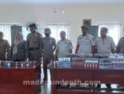 Satpol PP Klaim Tren Peredaran Rokok Ilegal di Sampang Menurun