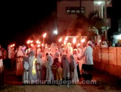 Malam 1 Muharram, Ratusan Santri Gelar Parade 1000 Obor Sambut Tahun Baru Islam