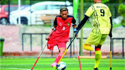 Bela Timnas Sepak Bola Amputasi, Warga Madura Sandang Gelar Juara Piala ACC di Malaysia