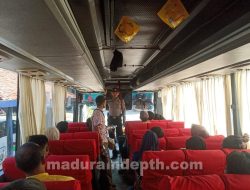 Marak Kasus Perdagangan Manusia, Polisi Beri Himbauan Bagi Penumpang di Terminal Trunojoyo Sampang