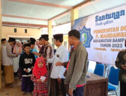 Pemdes Pulau Mandangin Santuni 170 Anak Yatim