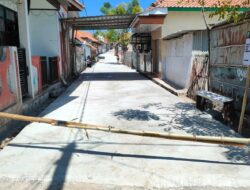 Pemdes Mandangin Genjot Pembangunan, Choirul Anam; Sudah Enam Ruas Jalan Rabat Beton Dibangun
