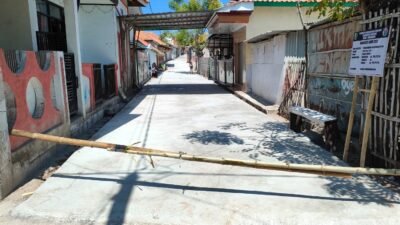 pembangunan jalan rabat beton desa mandangin