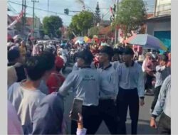 Ricuh, Peserta Lomba Gerak Jalan di Bangkalan Pukul Lurah