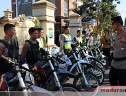 Laka Lantas Meningkat, Polres Pamekasan Terjunkan Petugas Gabungan pada Operasi Zebra Semeru 2023