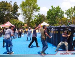 Jelang Pemilu 2024, Polres Bangkalan Gelar Latihan Sispamkota