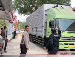 Logistik Pemilu 2024 Tiba di Sumenep, Dikawal Aparat Kepolisian