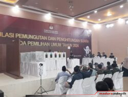 Simulasi Pungut Hitung Suara, KPU Pamekasan Tekan Badan Adhoc Kerja Profesional