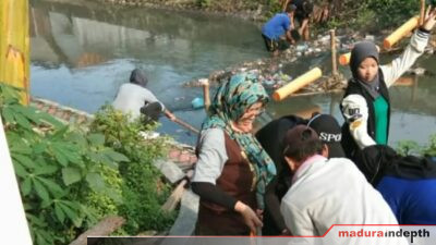 Jaring pengkap sampah bangkalan