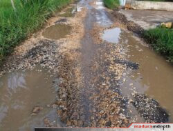 Bertahun-Tahun Tak Dapat Perhatian Pemerintah, Warga Pilih Urunan Perbaiki Jalan