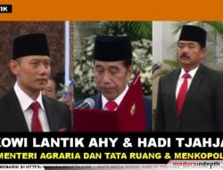 Pelantikan AHY Jadi Menteri Baru ATR dan Hadi Tjahjanto Jadi Menkopolhukam