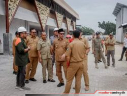 Pj Bupati Pamekasan Pantau Progres Mega Proyek Pasar Kolpajung