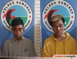 Dua Warga Pragaan Ditangkap Satresnarkoba Polres Sumenep, Kedapatan Jadi Kurir Sabu