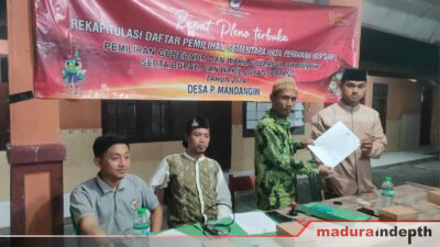 Hasil Rekapitulasi DPSHP Pilkada 2024 Desa Mandangin Berkurang