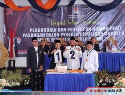 Menuju Pilkada Sumenep 2024, Dua Paslon Ambil Nomor Urut
