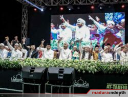 Dihadiri Ribuan Pendukung, Paslon FAHAM Gelar Shalawat Bersama Masyarakat