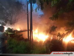 Si Jago Merah Mengamuk, Gudang Rongsokan di Kapedi Hangus Total