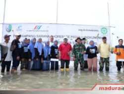 Peringati Bulan K3 2025, PT Sampang Sarana Shorebase Tanam Pohon Mangrove