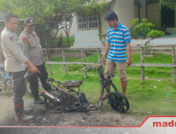 Pemuda yang Bakar Motor Guru di Kangean Sumenep Ditangkap, Diancam 10 Tahun Penjara