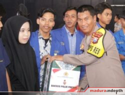 Mahasiswa Sampang Didorong Berperan Aktif dalam Kegiatan Sosial Bersama Polri