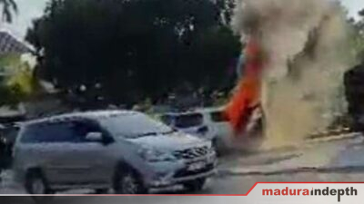 Korban kebakaran mobil masjid jamik sumenep