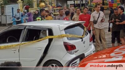 Korban meninggal mobil terbakar masjid jamik sumenep