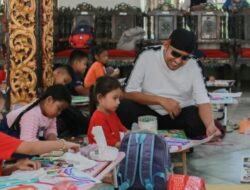 135 Pelajar Ikuti Lomba Mewarnai Sketsa Bung Karno